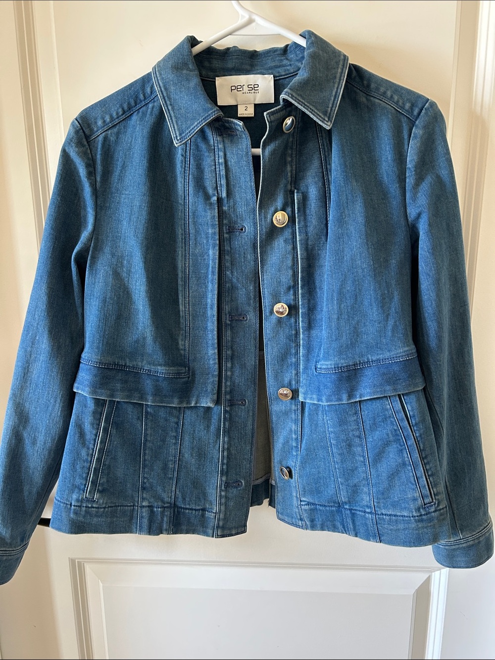 Per Se Denim Jean Jacket
